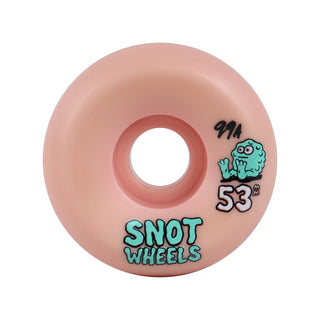 Snot Wheel Co. Skateboard Wheels 53mm Conical Team 99A Pink