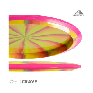 Axiom Disc Golf Cosmic Neutron Crave Fairway Driver 6.5/5/-1/1 Peach Lime/Powder Blue 157 grams