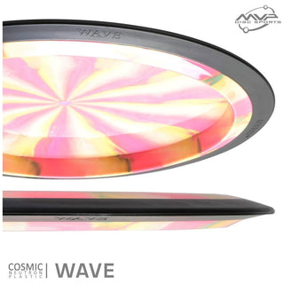 MVP Disc Golf Cosmic Neutron Wave Distance Driver 11/5/-2/2 Blue Pink 172 grams