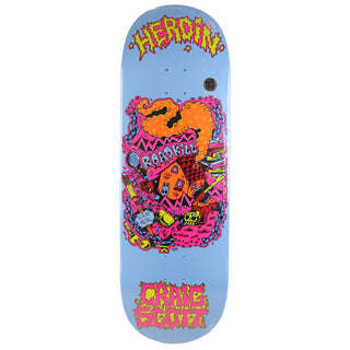 Heroin Skateboard Deck Craig Questions Scrap Metal 10" x 32.25"