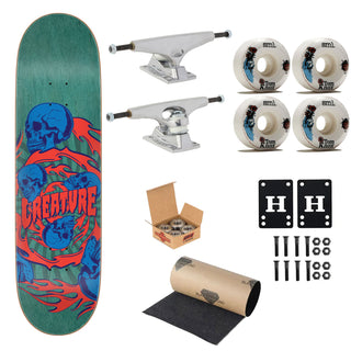Creature Premium Complete Skateboard Spiral Skull 8.53" Ft. Krux/SML/Independent