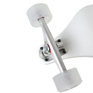Moose Drop Down Longboard Complete (White) with Paris Trucks, Bigfoot Wheels