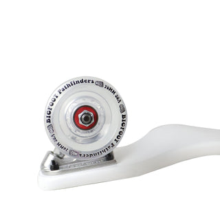 Moose Drop Down Longboard Complete (White) with Paris Trucks, Bigfoot Wheels