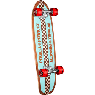 Powell Peralta Skateboard Complete Cruiser Sidewalk Surfer Retro Checker 8.37" x 28.2"