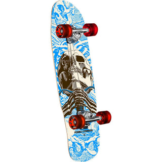 Powell Peralta Mini Cruiser Skull and Sword Blue 8.0" x 30"