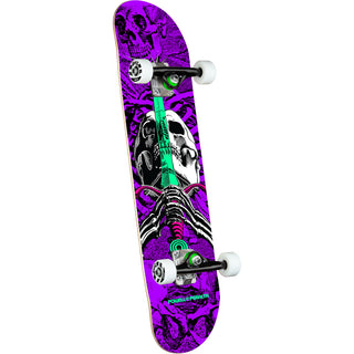 Powell Peralta Complete Skull and Sword Purple 7.5" x 28.65" Mini (Youth)