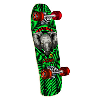 Powell Peralta Skateboard Complete Cruiser Mini Vallely Baby Elephant Green/Black 8.0" x 26"