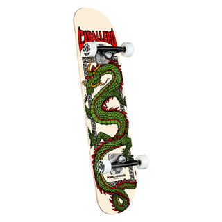 Powell Peralta Skateboard Complete Cab Chinese Dragon Ivory 7.5" x 28.65"