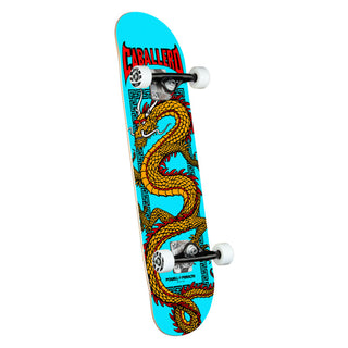 Powell Peralta Skateboard Complete Cab Chinese Dragon Blue 7.75" x 31.08"