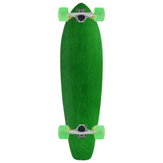Moose Kicktail 9.75" x 36.5" Longboard Stained Green Complete