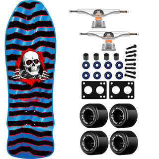 Powell Peralta Skateboard Geegah Ripper Blue Foil / Independent / Rat Bones Black