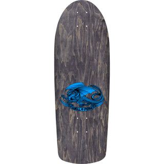 Powell-Peralta re-issue decks are close reproductions of their 1980’s counterparts, featuring the original Pro graphics and shape, top graphic logo and concave. Measures 10" x 30" with a 16.25" wheelbase and long 2.5" old school truck hole pattern.