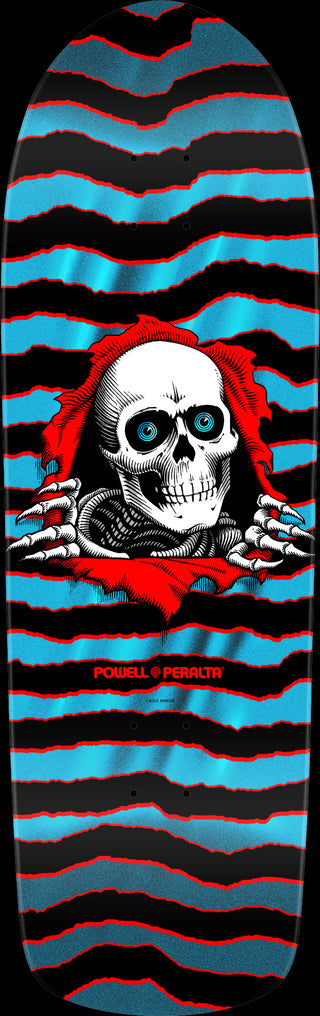 Powell Peralta Skateboard Complete OS Ripper Red/Blue Foil Old School Reissue