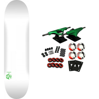 Powell Mini Logo Complete K20 Chevron Detonator White 8.5" x 32.08"