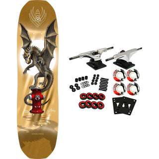 Powell Peralta Skateboard Complete Flight Andy Anderson 311 Hydrant Gold Foil 8.4" x 32"