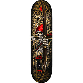 Powell Peralta Skateboard Deck Flight Zach Doelling Archer Twin Gold Foil 8.3" x 31.61"