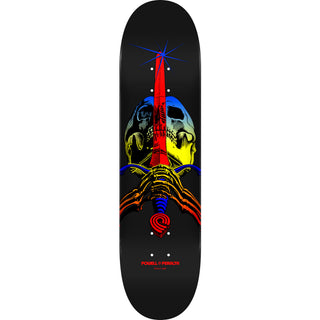 Powell Peralta Skateboard Deck Skull and Sword Yellow Fade 9.0" x 32.95"