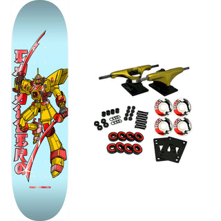 Powell Peralta Skateboard Complete Caballero Gundam Light Blue 8.5" x 32.08"