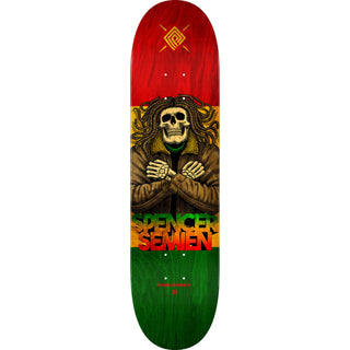 Powell Peralta Skateboard Deck Spencer Semien Dreads Rasta 8.5" x 32.08"