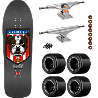 Powell Peralta Skateboard Frankie Hill Bulldog Grey Stain, Independent, Rat Bones Black