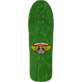 Powell Peralta Skateboard Deck Frankie Hill Bull Dog Green/Gold Foil Old School Reissue
