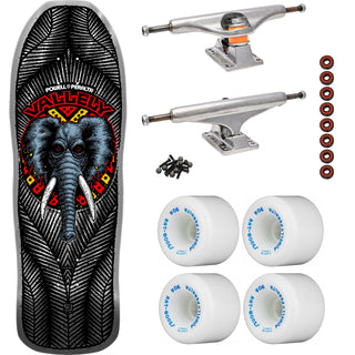 Powell Peralta Skateboard Mike V Elephant Silver Foil / Independent/ Rat Bones White