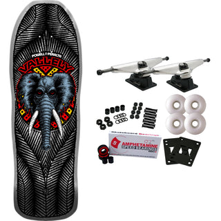 Powell Peralta Skateboard Complete Mike V Elephant Silver Foil Old School Reissue