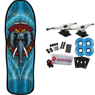 Powell Peralta Skateboard Complete Vallely Elephant Blue Foil Old School Reissue