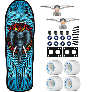 Powell Peralta Skateboard Vallely Elephant Blue Foil / Independent / Rat Bones White