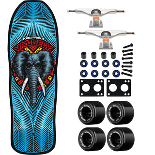 Powell Peralta Skateboard Vallely Elephant Blue Foil / Independent / Rat Bones Black