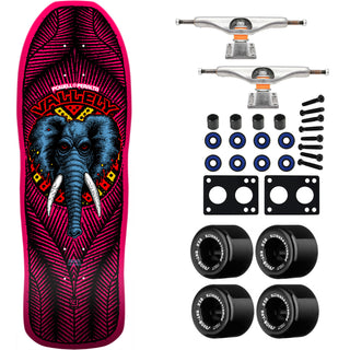 Powell Peralta Skateboard Mike Vallely Elephant Pink / Independent/ Rat Bones Black