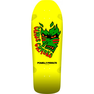 Powell Peralta Skateboard Deck Claus Grabke Yellow Old School Reissue