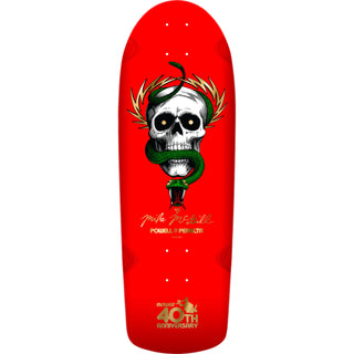 Powell Peralta Skateboard Deck McGill McTwist 40th Red/Gold Foil Old School Reissue
