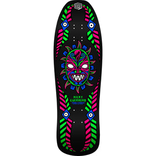 Powell Peralta Skateboard Deck Ray Nicky Guerrero Mask Blacklight Old School Reissue