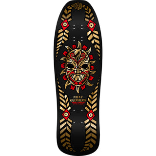 Powell Peralta Skateboard Nicky Guerrero Mask Black/Gold Foil / Independent / Rat Bones Black