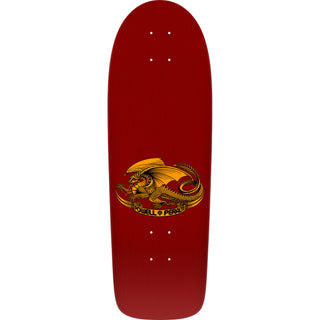 Powell Peralta Skateboard Rodriguez Skull and Sword Burgundy / Independent/ Rat Bones Black