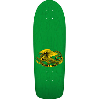 Powell Peralta Skateboard Deck Rodriguez Skull and Sword Green Old School Reissue