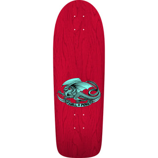 Powell Peralta Skateboard Deck Rod Skull and Sword Red Old School Reissue