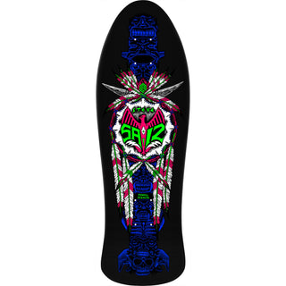 Powell Peralta Skateboard Deck Steve Saiz Totem Blacklight Old School Reissue