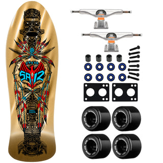 Powell Peralta Skateboard Steve Saiz Totem Gold Foil / Independent / Rat Bones Black