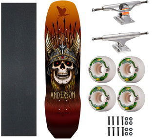 Powell Peralta Andy Anderson Maple 8.45" Skateboard Indy Trucks Dragon Wheels