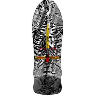Powell Peralta Skateboard Geegah Skull and Sword Silver Foil / Independent/ Rat Bones Black