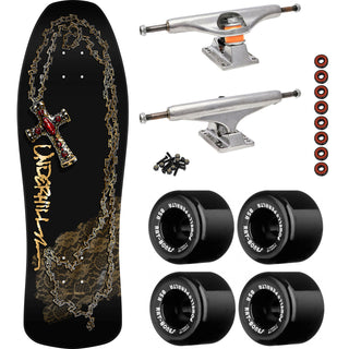 Powell Peralta Skateboard Ray Underhill Cross Black/Gold Foil / Independent/ Rat Bones Black