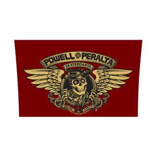 Powell Peralta Skateboard Deck Ray Underhill Cross Burgundy/Gold Foil Old School Reissue