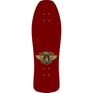 Powell Peralta Skateboard Deck Ray Underhill Cross Burgundy/Gold Foil Old School Reissue