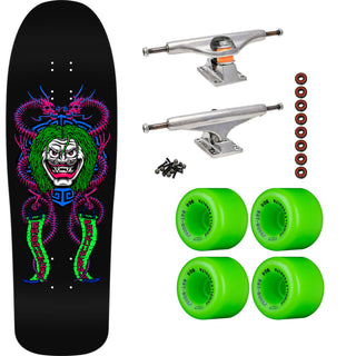 Powell Peralta Skateboard Caballero Mask Blacklight / Independent/ Rat Bones Green