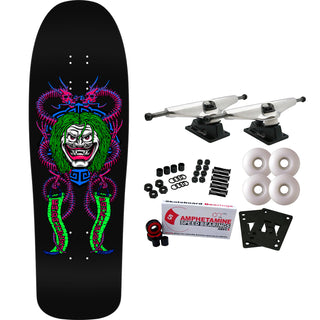 Powell Peralta Skateboard Complete Caballero Mask Blacklight Old School Reissue
