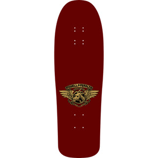 Powell Peralta Skateboard Deck Caballero Mask Burgundy/Gold Foil Old School Reissue