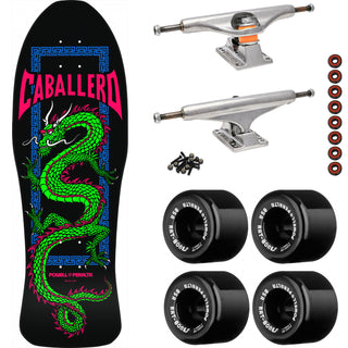 Powell Peralta Cab Chinese Dragon Blacklight, Independent, Rat Bones Black