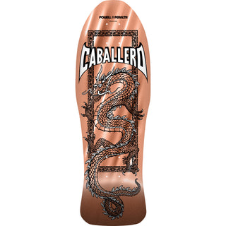 Powell Peralta Skateboard Deck Cab Chinese Dragon Copper Foil Old School Reissue
